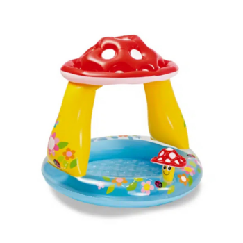 Bazén muchotrávka INTEX nafukovací detský bazén s rozmermi 102 × 89 cm