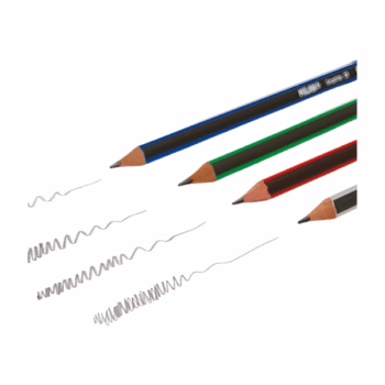 Ceruzka MILAN trojhranná s rôznymi tvrdosťami, kvalitný grafit a ergonomický dizajn.