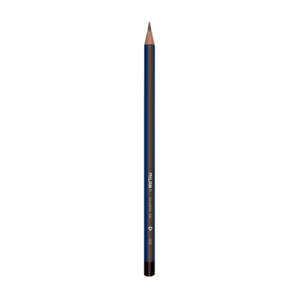 Ceruzka MILAN trojhranná s rôznymi tvrdosťami, kvalitný grafit a ergonomický dizajn.