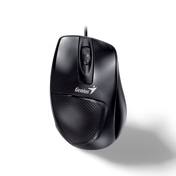 GENIUS DX-150X drôtová optická myš s USB pripojením, čierna, 1200 dpi, pre pravákov