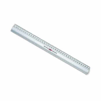 Pravítko KOH-I-NOOR z transparentného PVC, dostupné v dĺžkach 20 cm a 30 cm, vhodné na rysovanie a meranie.
