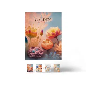 Zošit A5, linajkový 48 listov, Garden mix