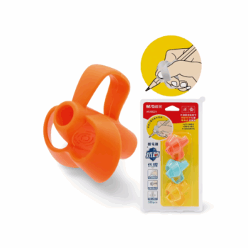 Ergonomický úchop na ceruzku M&G – sada 3 ks v rôznych farbách.