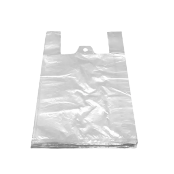 Jumbo XL mikroténové tašky 20 kg, biele košieľkové, rozmer 40+20×60 cm, balenie 50 ks