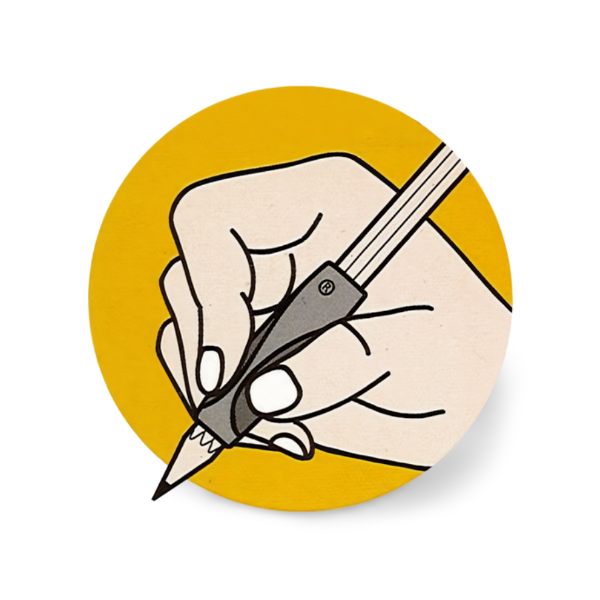 Ergonomický úchyt na ceruzky M&G – sada 4 kusy pre správne držanie ceruzky.