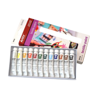 Farby na textil Artix Paints sada 12 × 12 ml