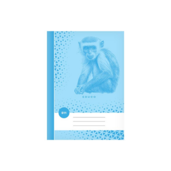 Školský zošit 511 A5 s veľkými riadkami pre prvákov s motívom opičky.