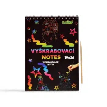 Vyškrabávací notes A4 10 listov