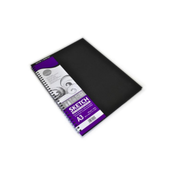 Skicovacia kniha A3 Daler Rowney so špirálou a 54 listami.