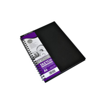 Skicovacia kniha A4 Daler Rowney so špirálou a 54 listami.