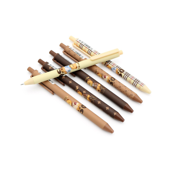 Gélové pero s medvedíkom Junior 1950 Bear s modrou náplňou.