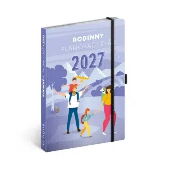 Rodinný diár 2027 pomocník všetkých rodičov 15 × 21 cm