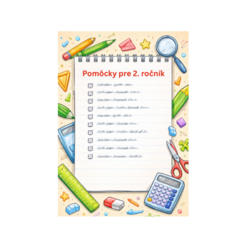 Pomôcky pre 2. ročník ZŠ