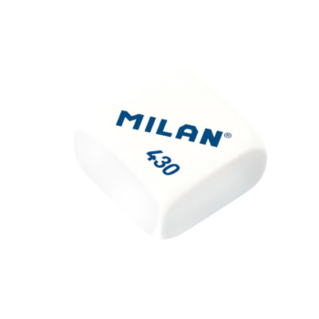 Mäkká syntetická guma MILAN 430 so zaoblenými rohmi na gumovanie ceruzky