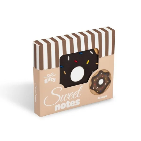 Voňavý poznámkový bloček Gifty s motívom čokoládového donutu
